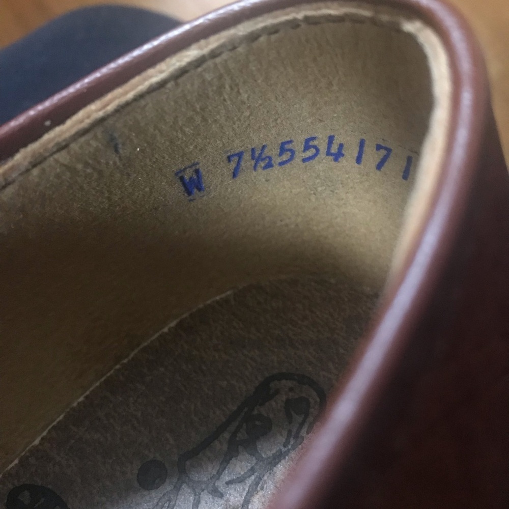 Vintage Hush Puppies’ Men’s Leather Loafers - Size 7.5 - Picture 8 of 12